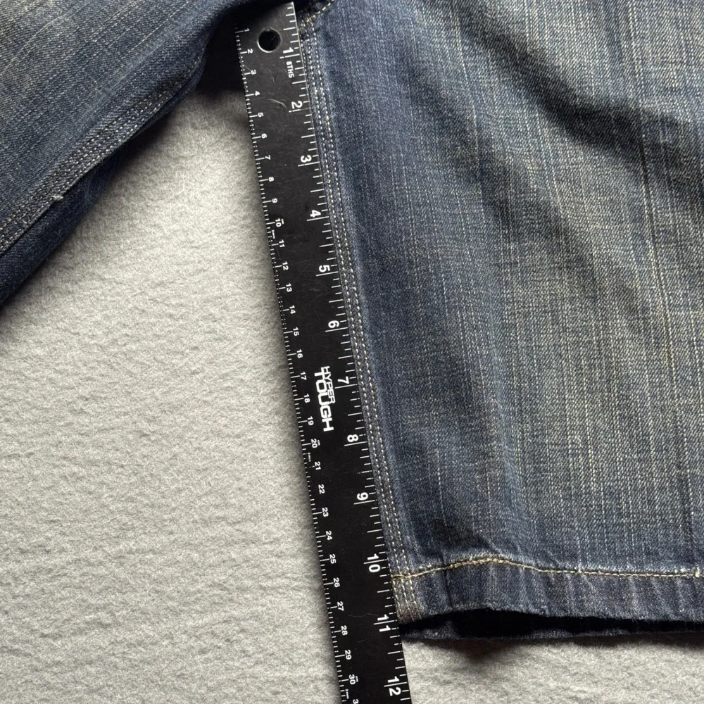 Levi's Boys Carpenter Denim Shorts Dark Wash Blue Size 16 Hammer Loop Utility